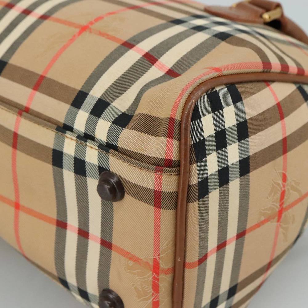 Burberrys Nova Check Hand Bag Canvas Beige Auth yk16410 - Picture 15 of 16